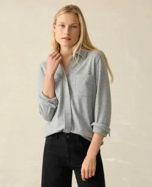 Legend Fossil Grey Twill Sweater Shirt