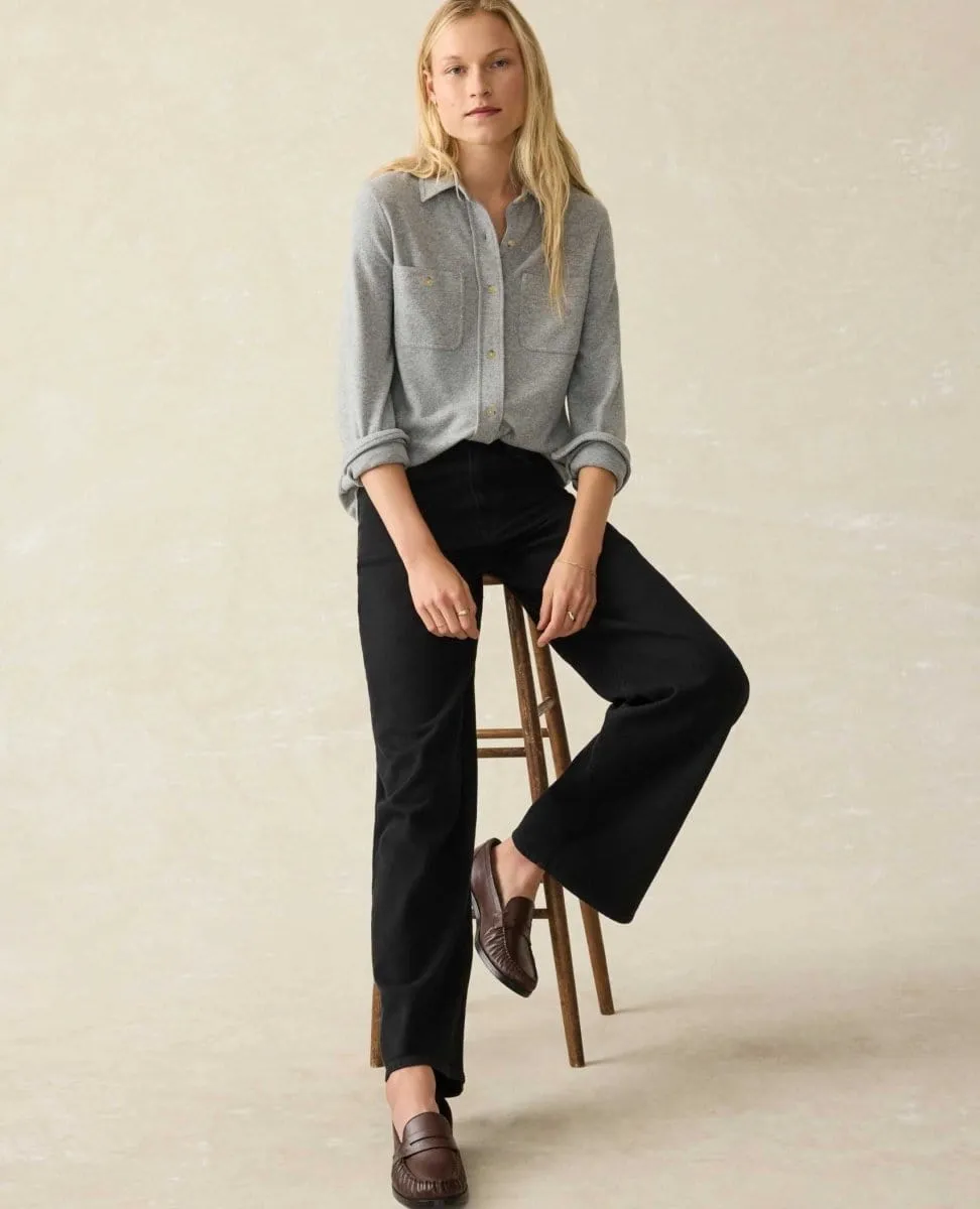Legend Fossil Grey Twill Sweater Shirt