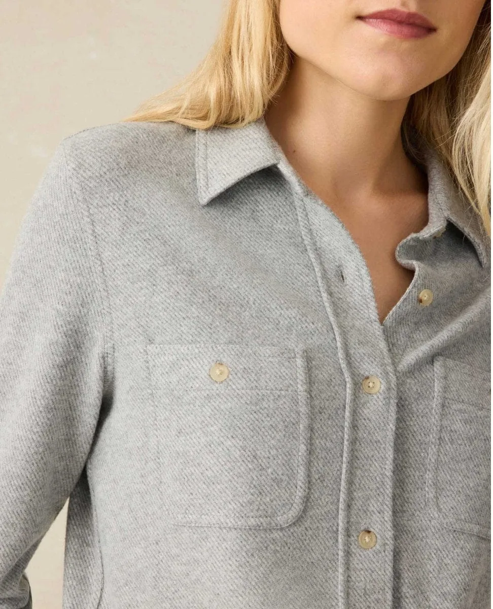 Legend Fossil Grey Twill Sweater Shirt