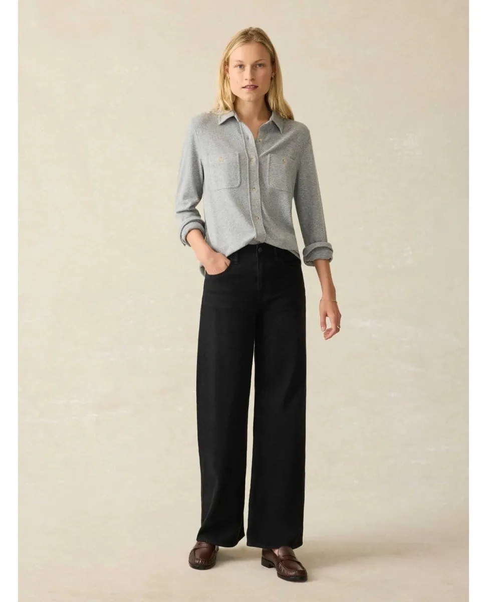 Legend Fossil Grey Twill Sweater Shirt