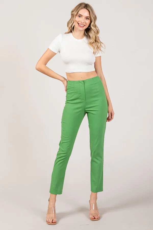 Linen Darted Trouser