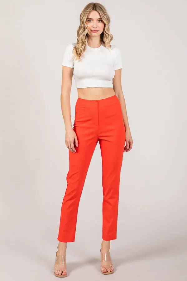 Linen Darted Trouser