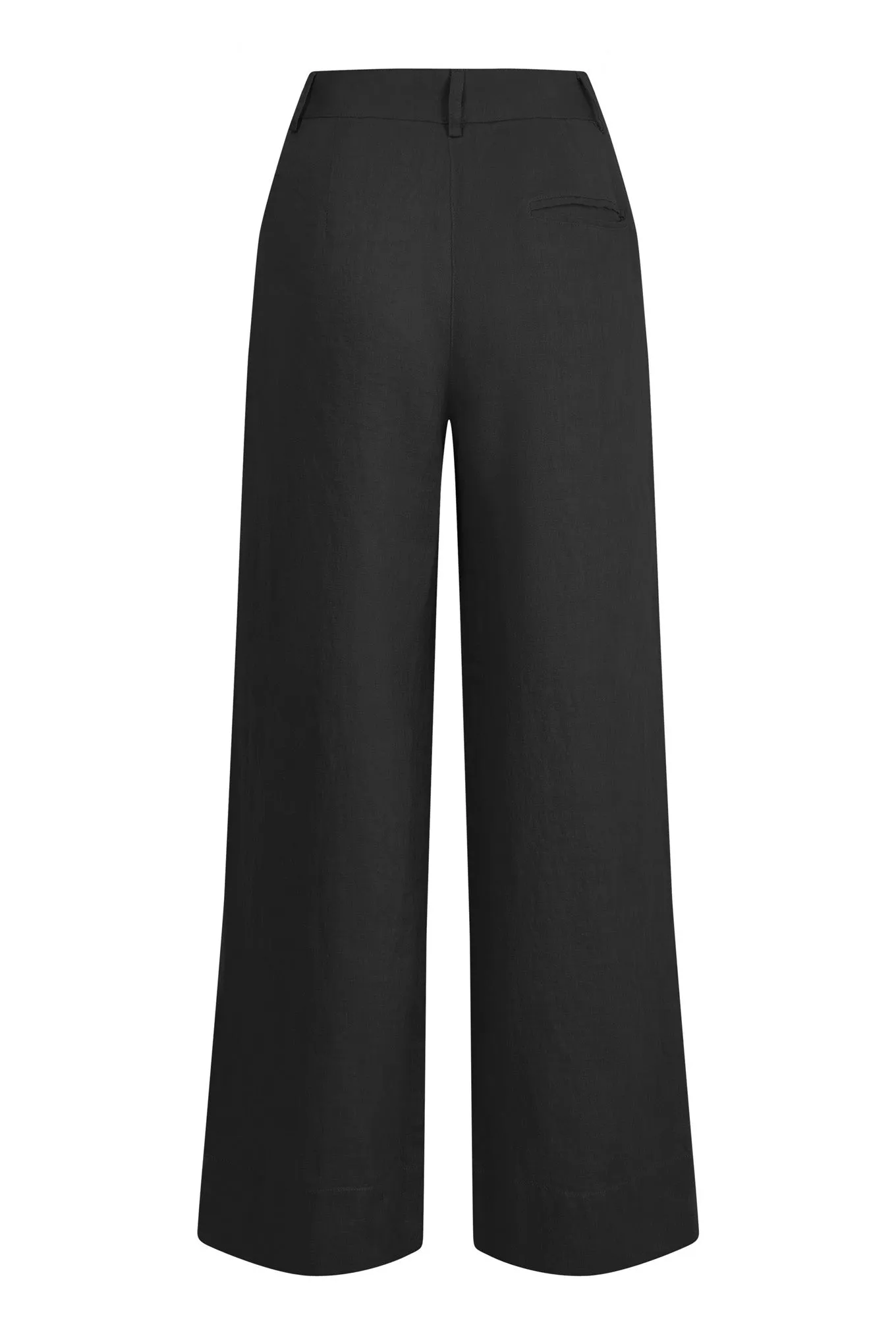 Lion Organic Linen Trousers | Black