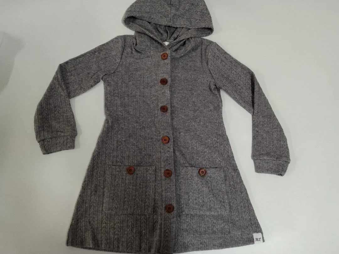 Long Hooded Cardigans Girls & Women (green,mustard, pumpkin, red)