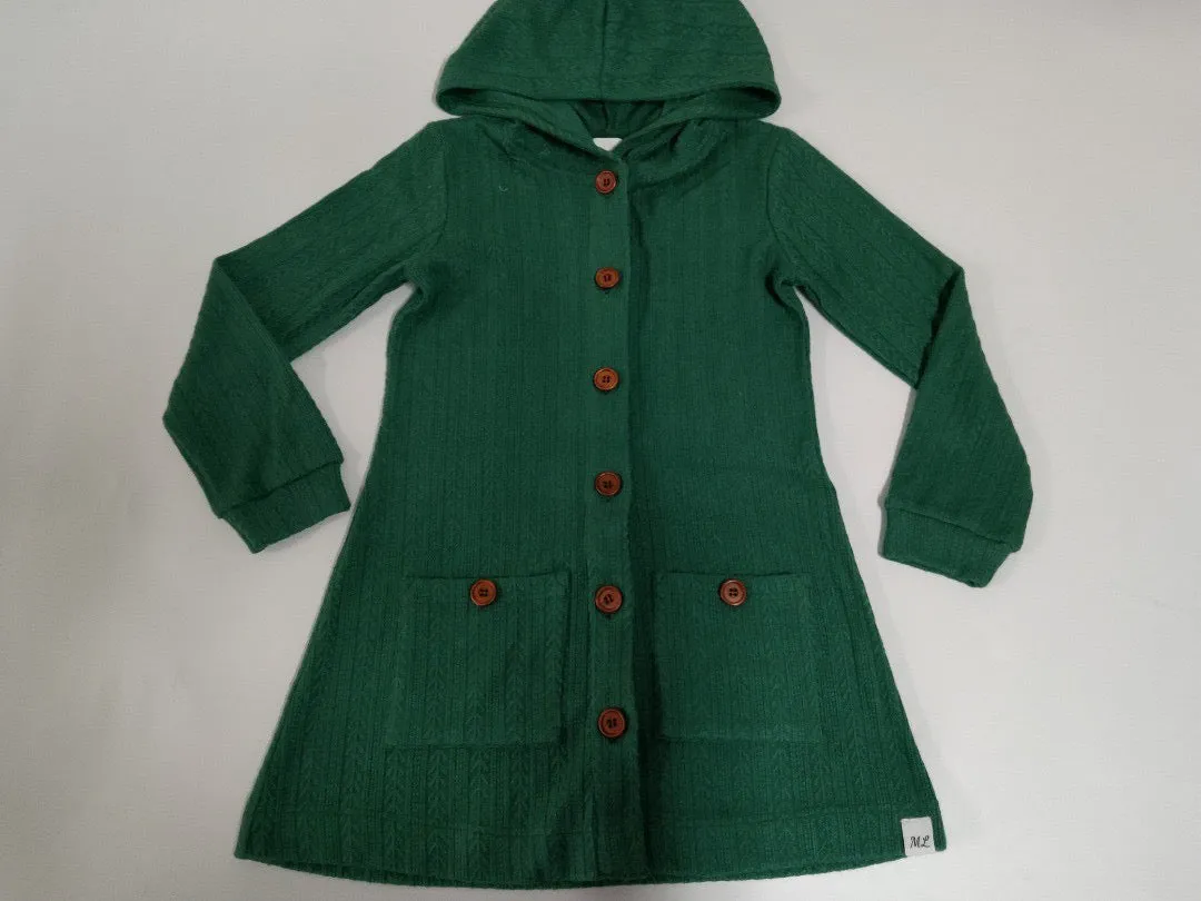 Long Hooded Cardigans Girls & Women (green,mustard, pumpkin, red)