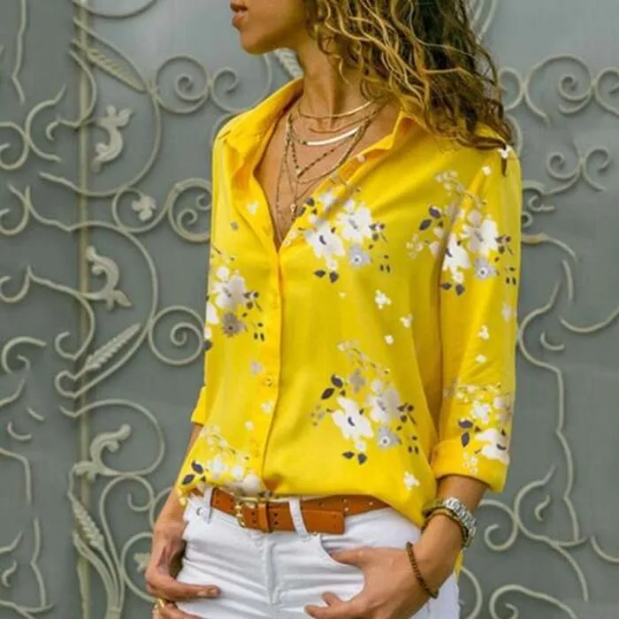 Long Sleeve Blouses Shirt Casual Tops