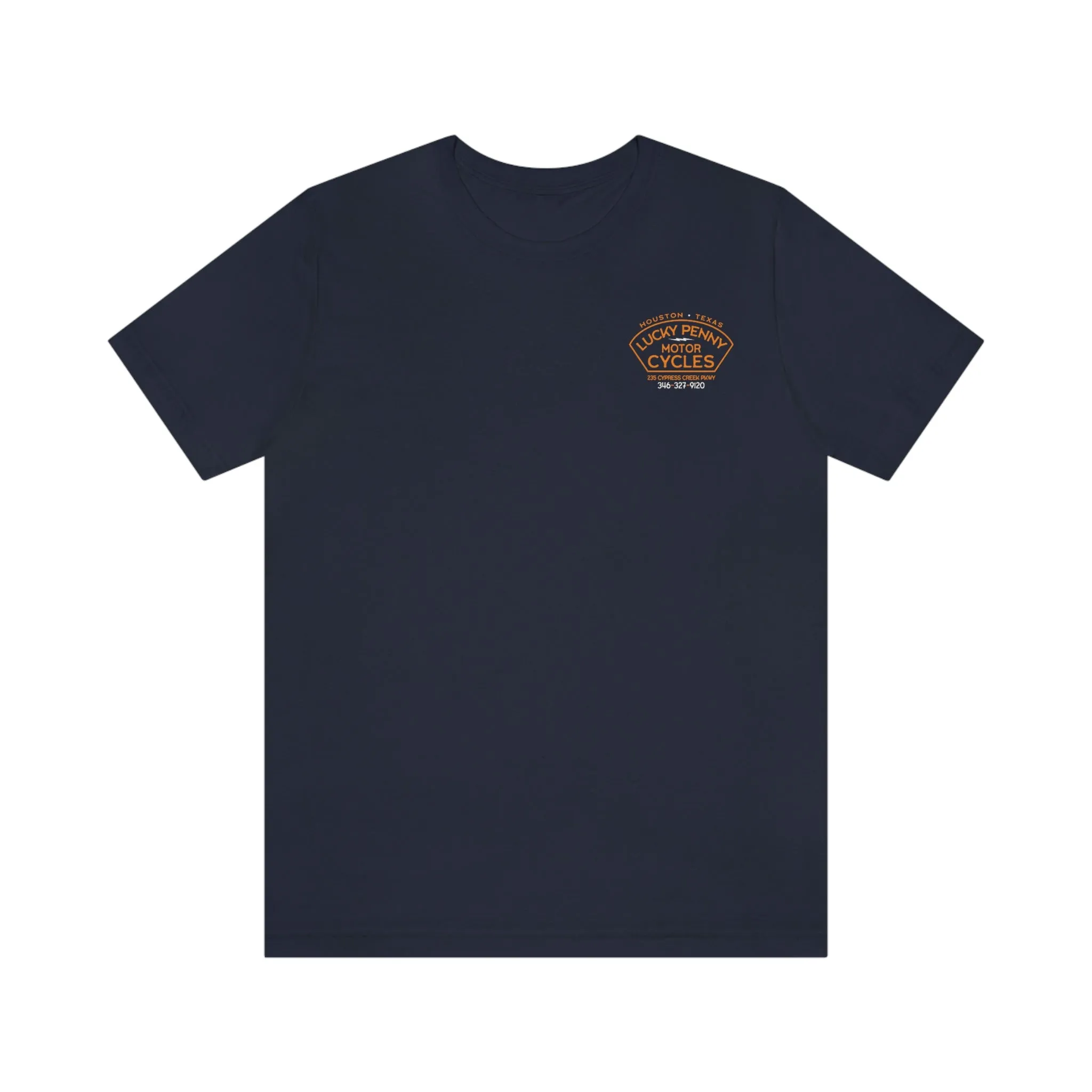 Lucky Penny Cycles Houston Shield Teams T-Shirt