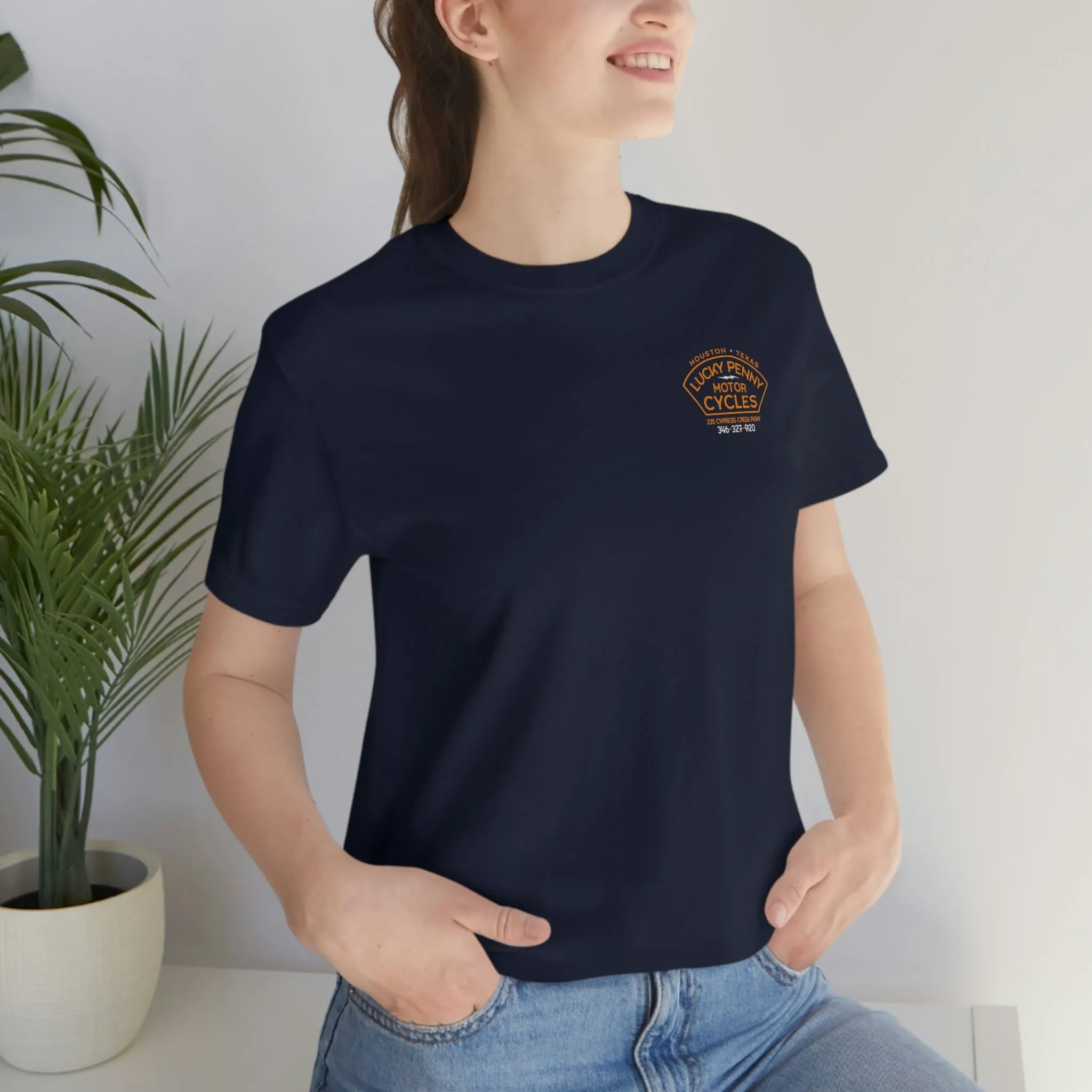 Lucky Penny Cycles Houston Shield Teams T-Shirt