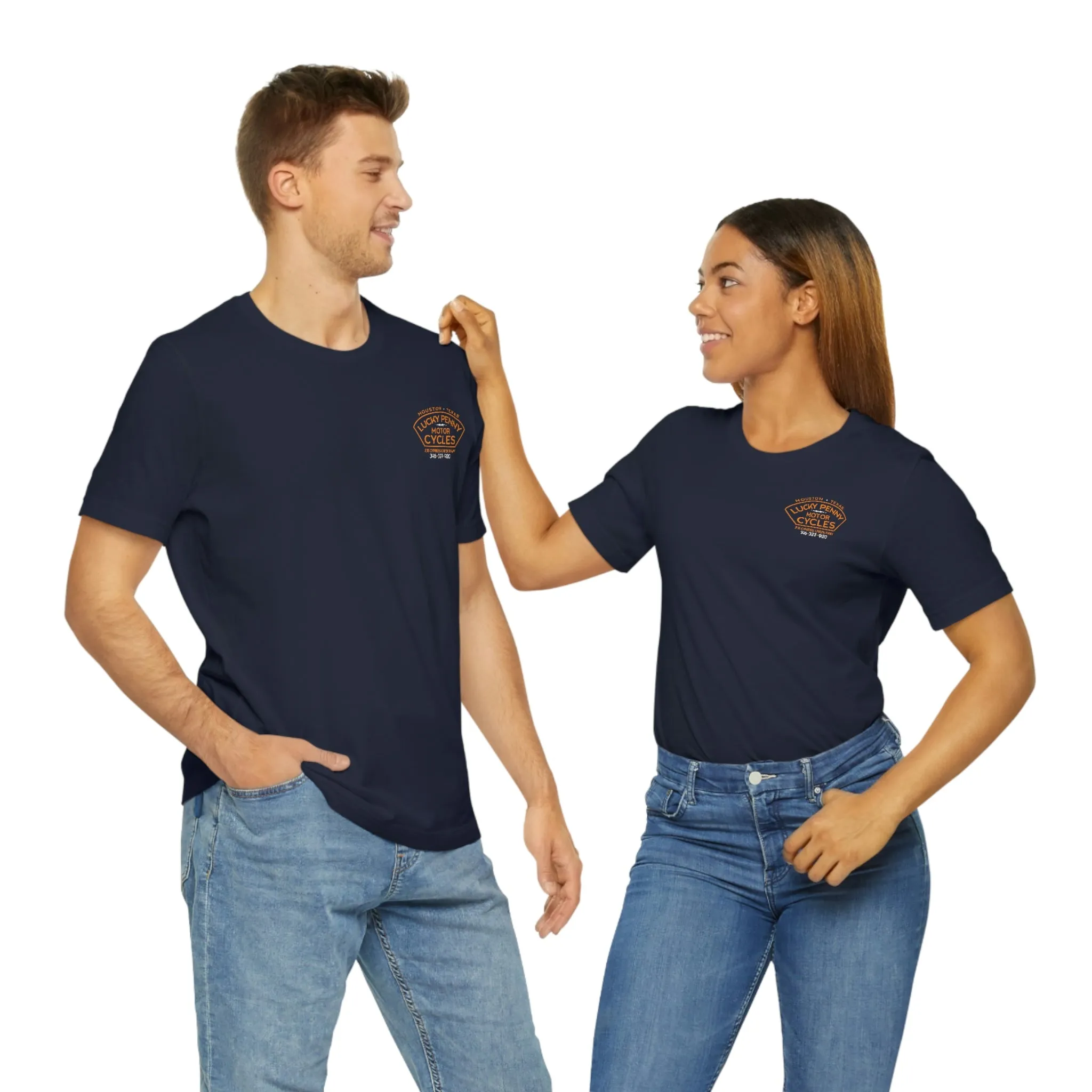 Lucky Penny Cycles Houston Shield Teams T-Shirt