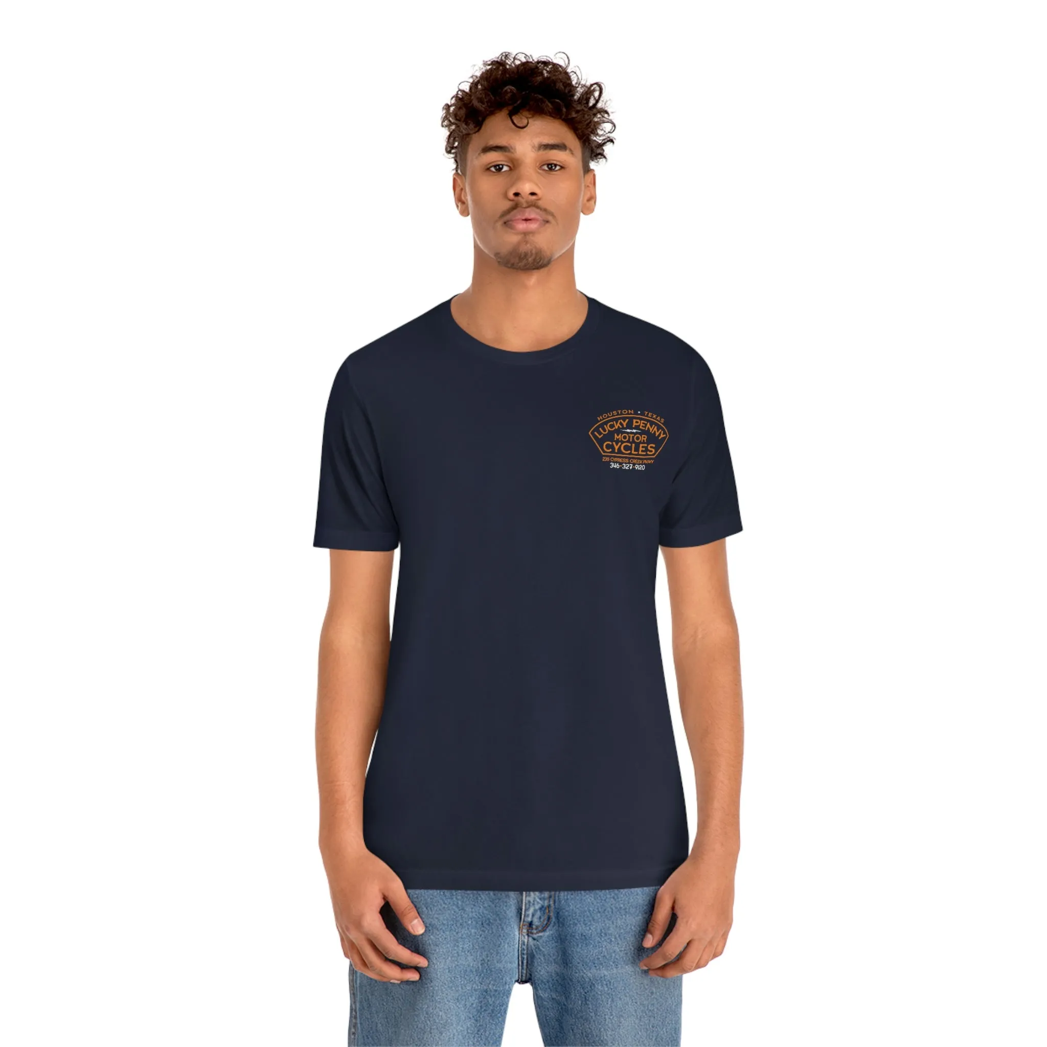 Lucky Penny Cycles Houston Shield Teams T-Shirt
