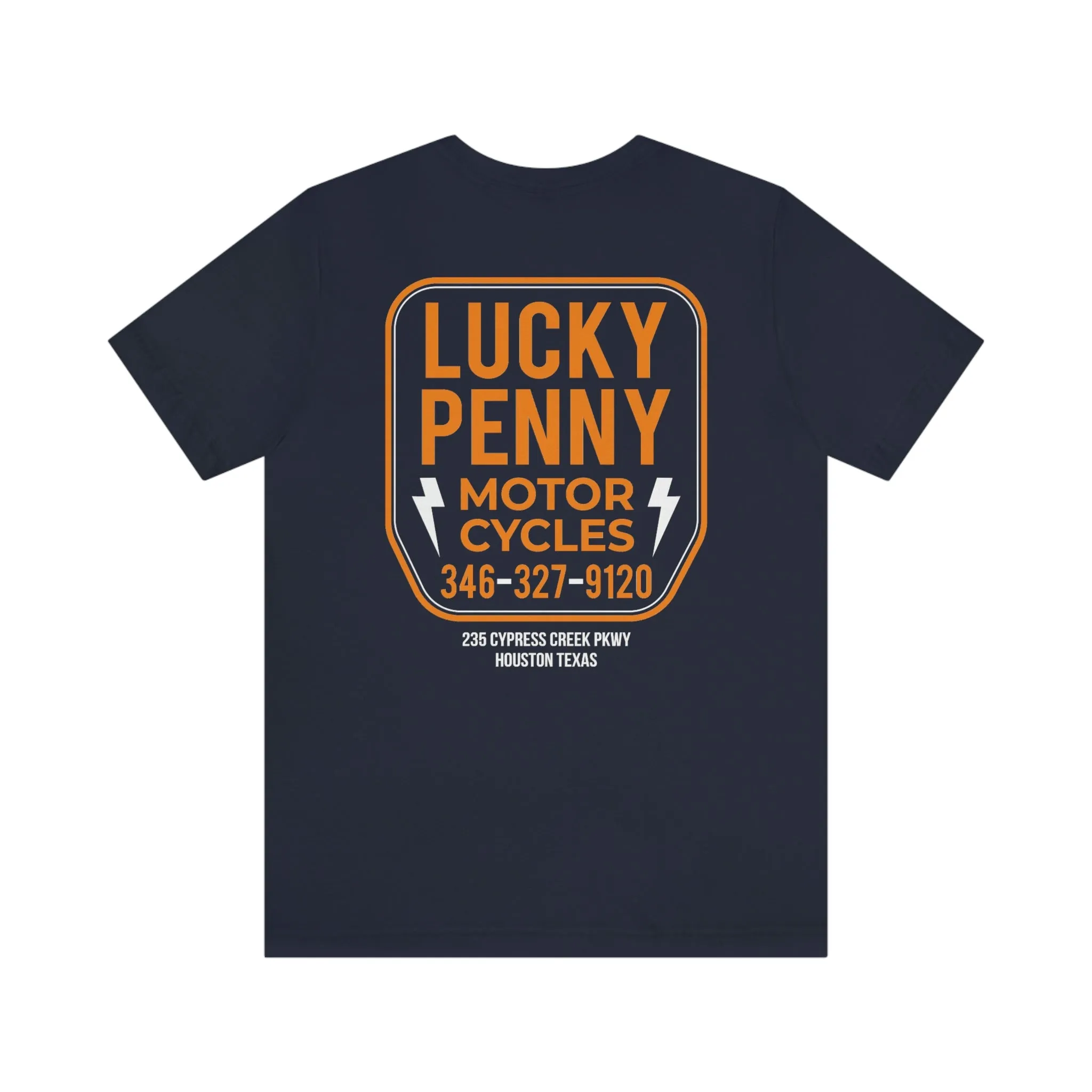 Lucky Penny Cycles Houston Shield Teams T-Shirt