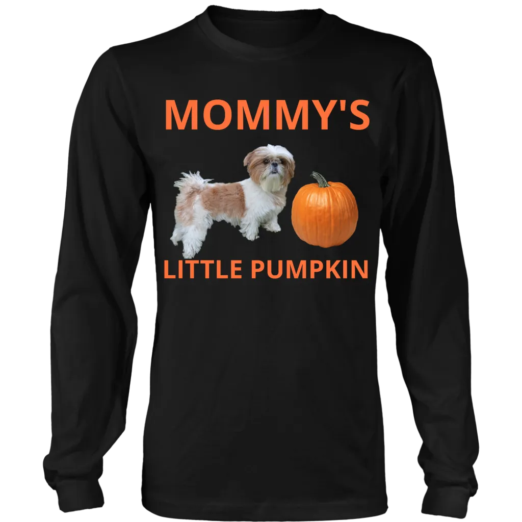 Mommy's Little Pumpkin Shirt - Shih Tzu