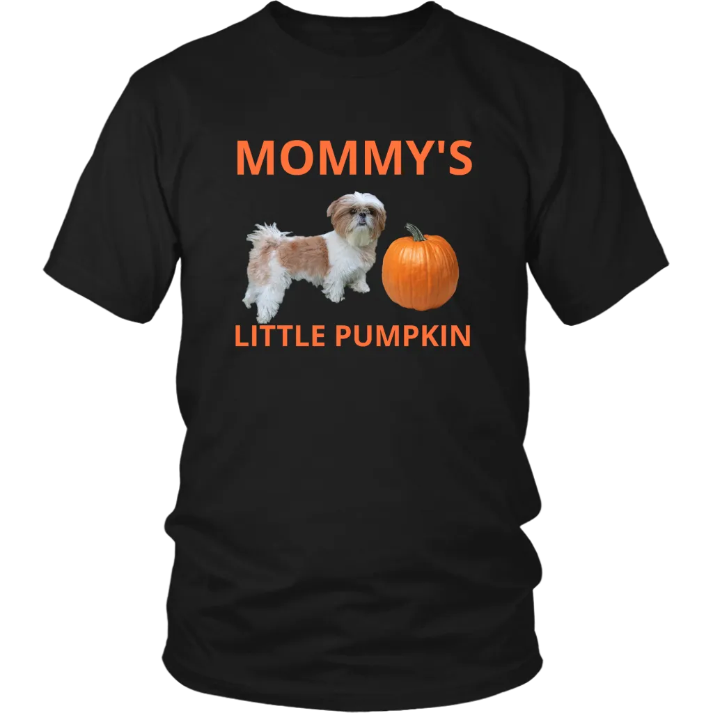 Mommy's Little Pumpkin Shirt - Shih Tzu