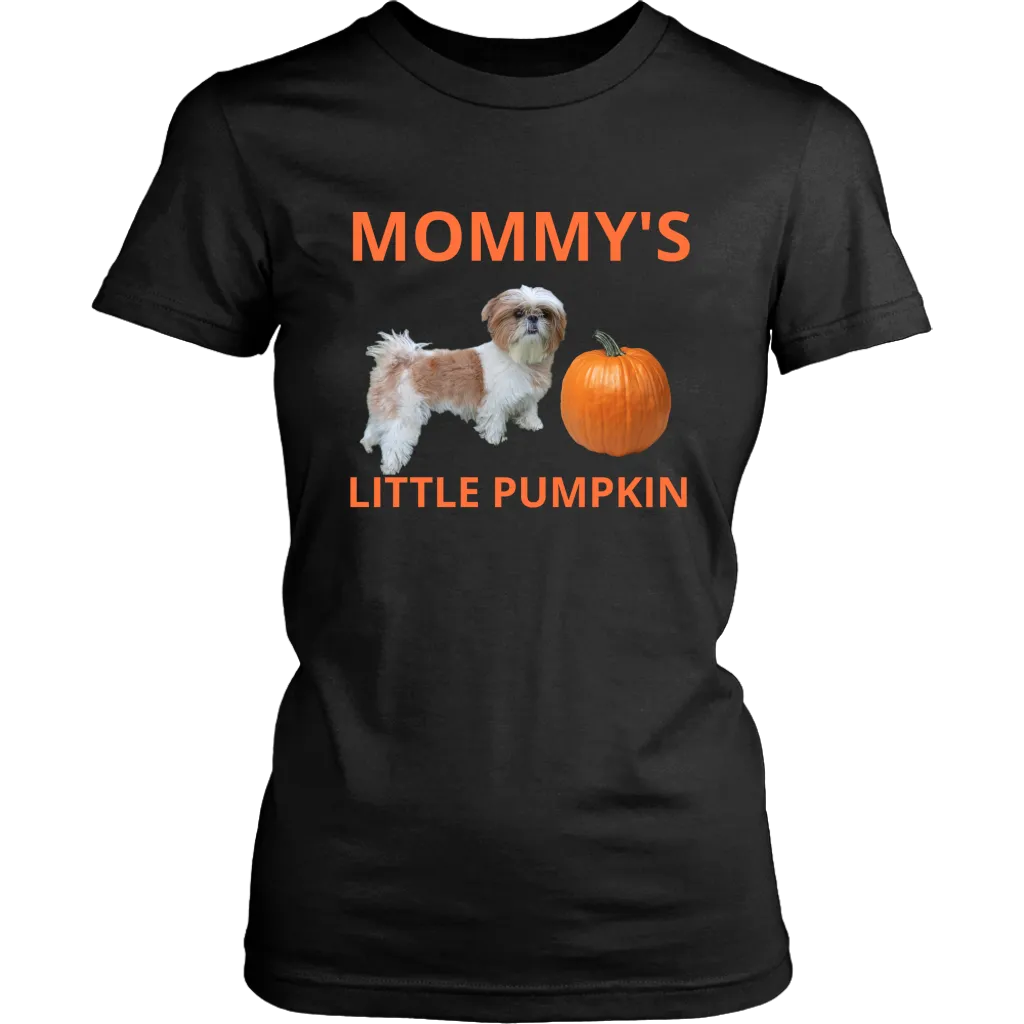 Mommy's Little Pumpkin Shirt - Shih Tzu