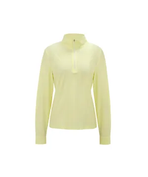 Monday Flow Performance Span Jersey Top - Lemon