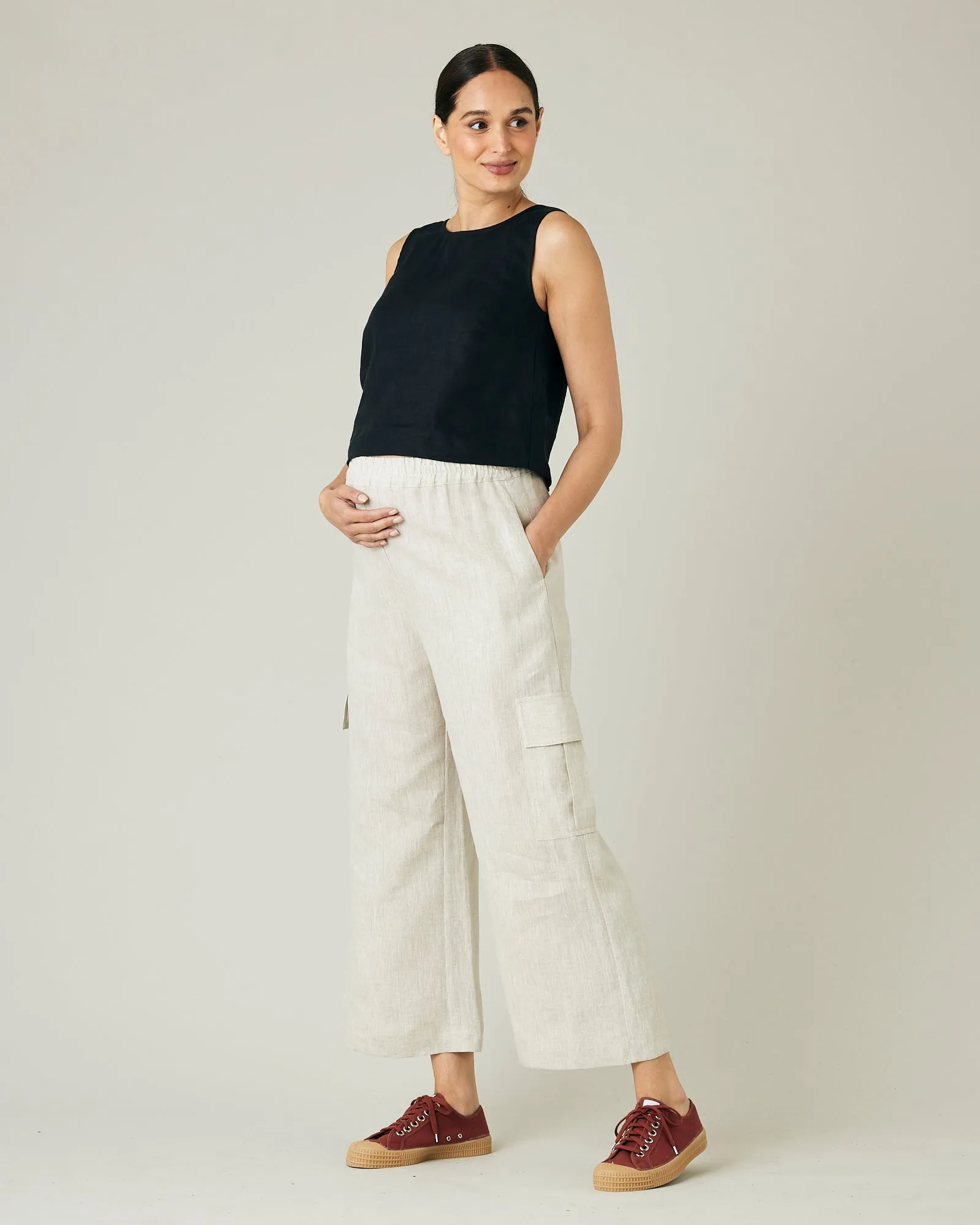 Orla Natural Linen Trousers
