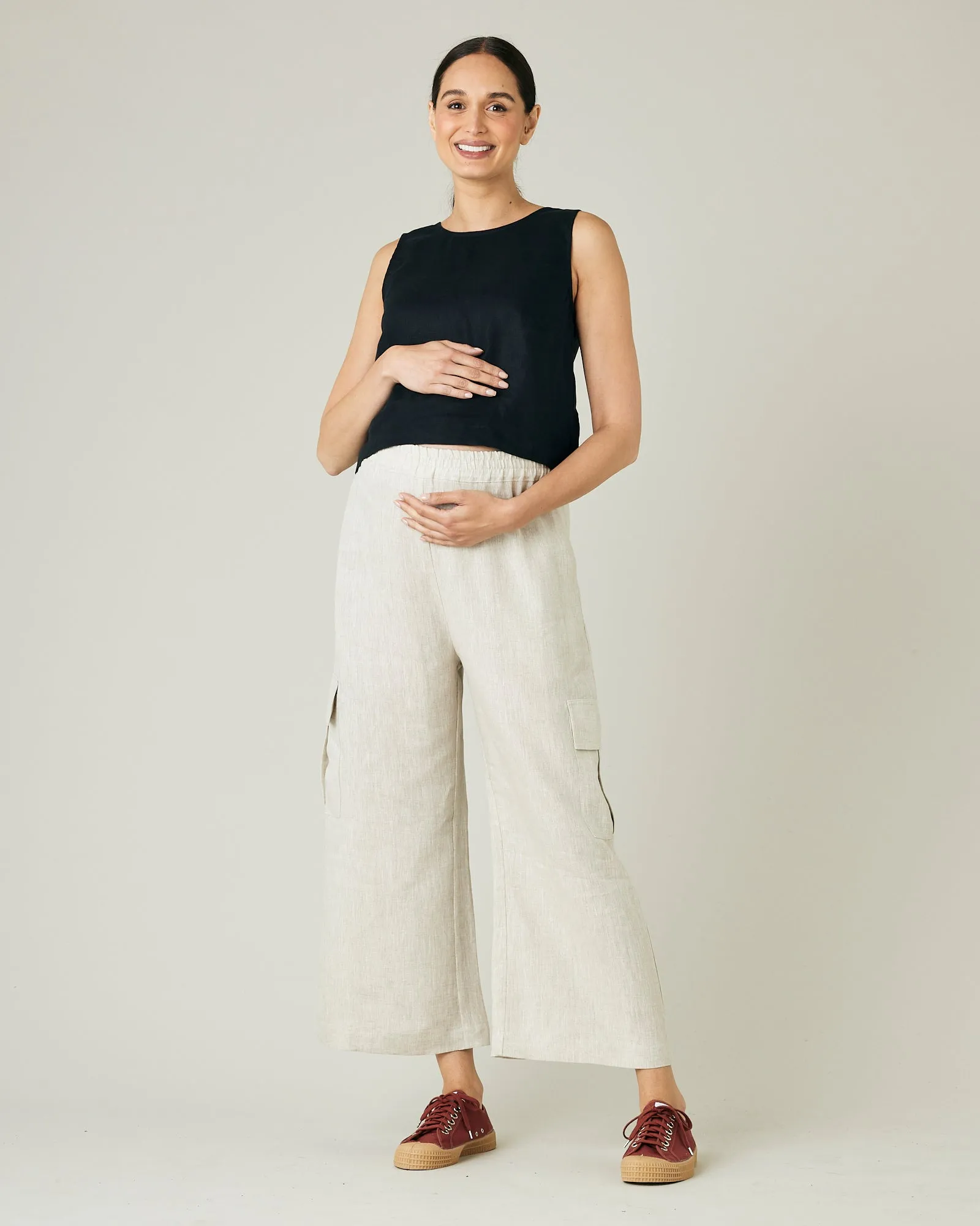 Orla Natural Linen Trousers