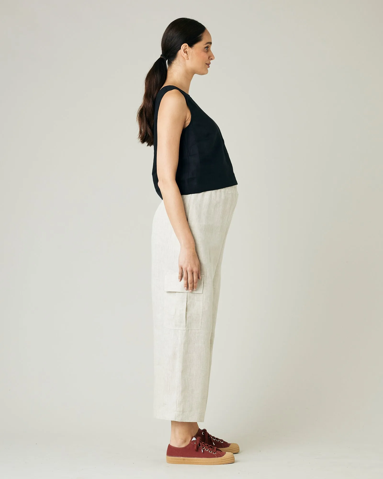 Orla Natural Linen Trousers