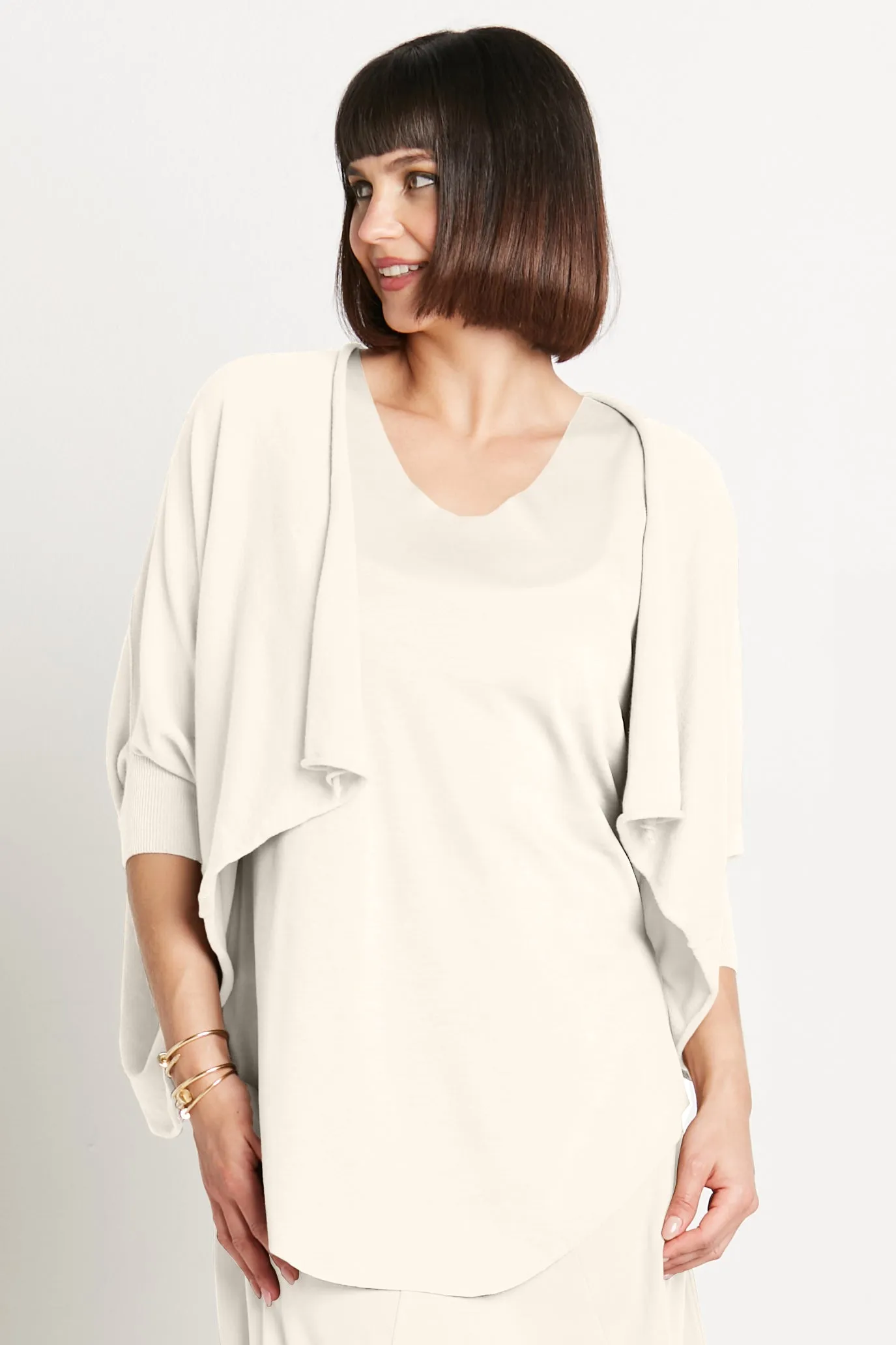 Pima Cotton Tissue Cardigan
