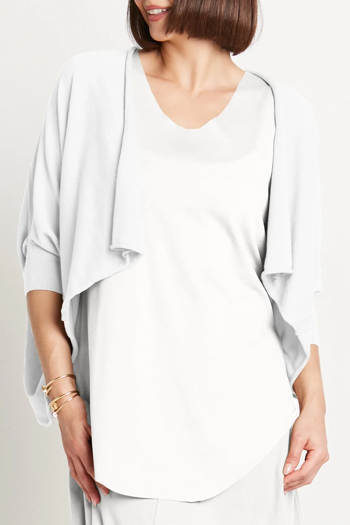 Pima Cotton Tissue Cardigan