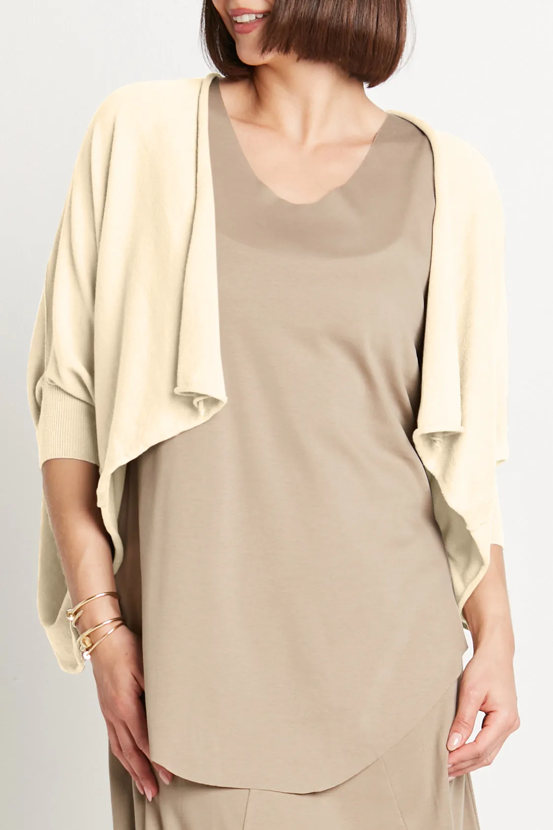 Pima Cotton Tissue Cardigan