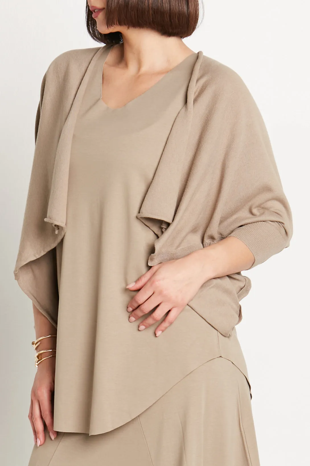 Pima Cotton Tissue Cardigan
