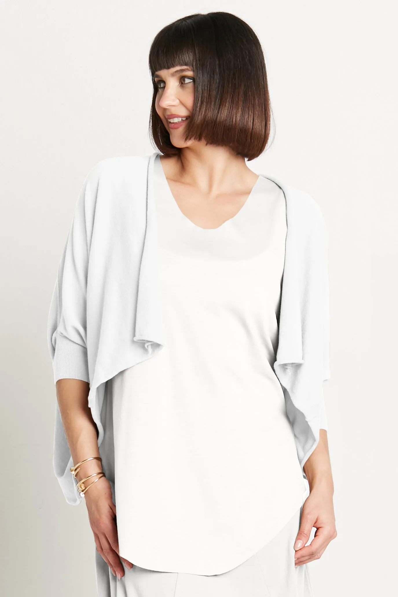 Pima Cotton Tissue Cardigan