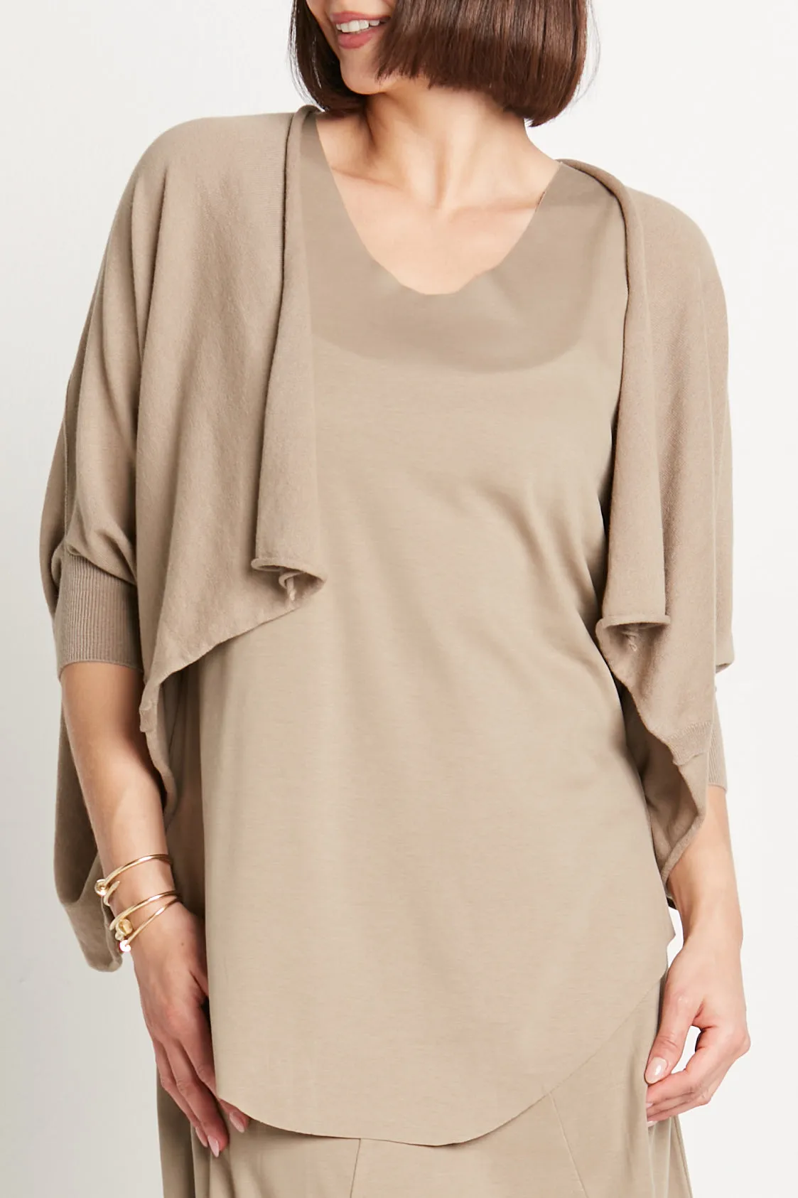 Pima Cotton Tissue Cardigan