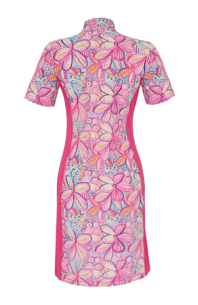 Pink Floral Sport Dress