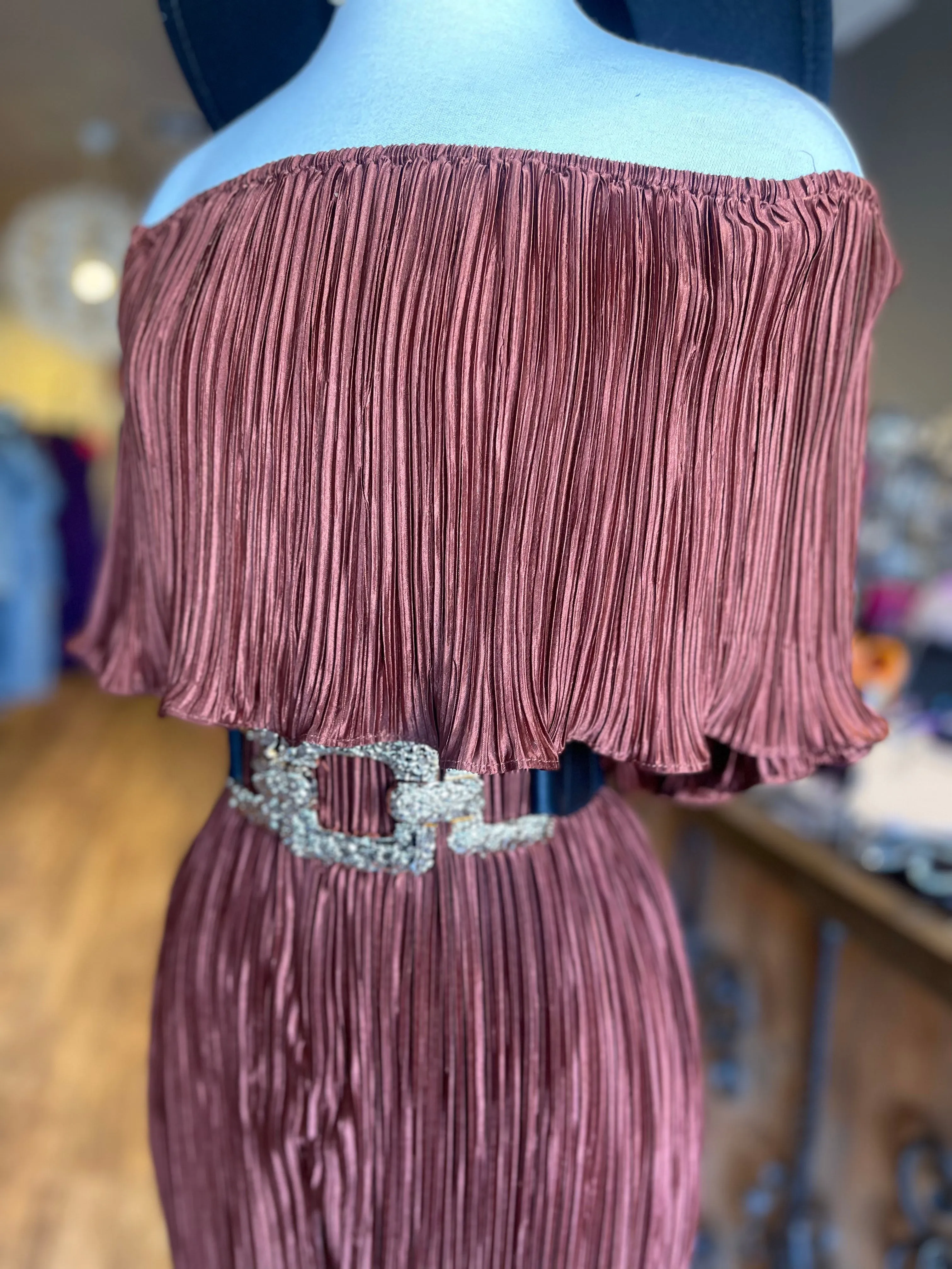 Pleated O/S Jumper