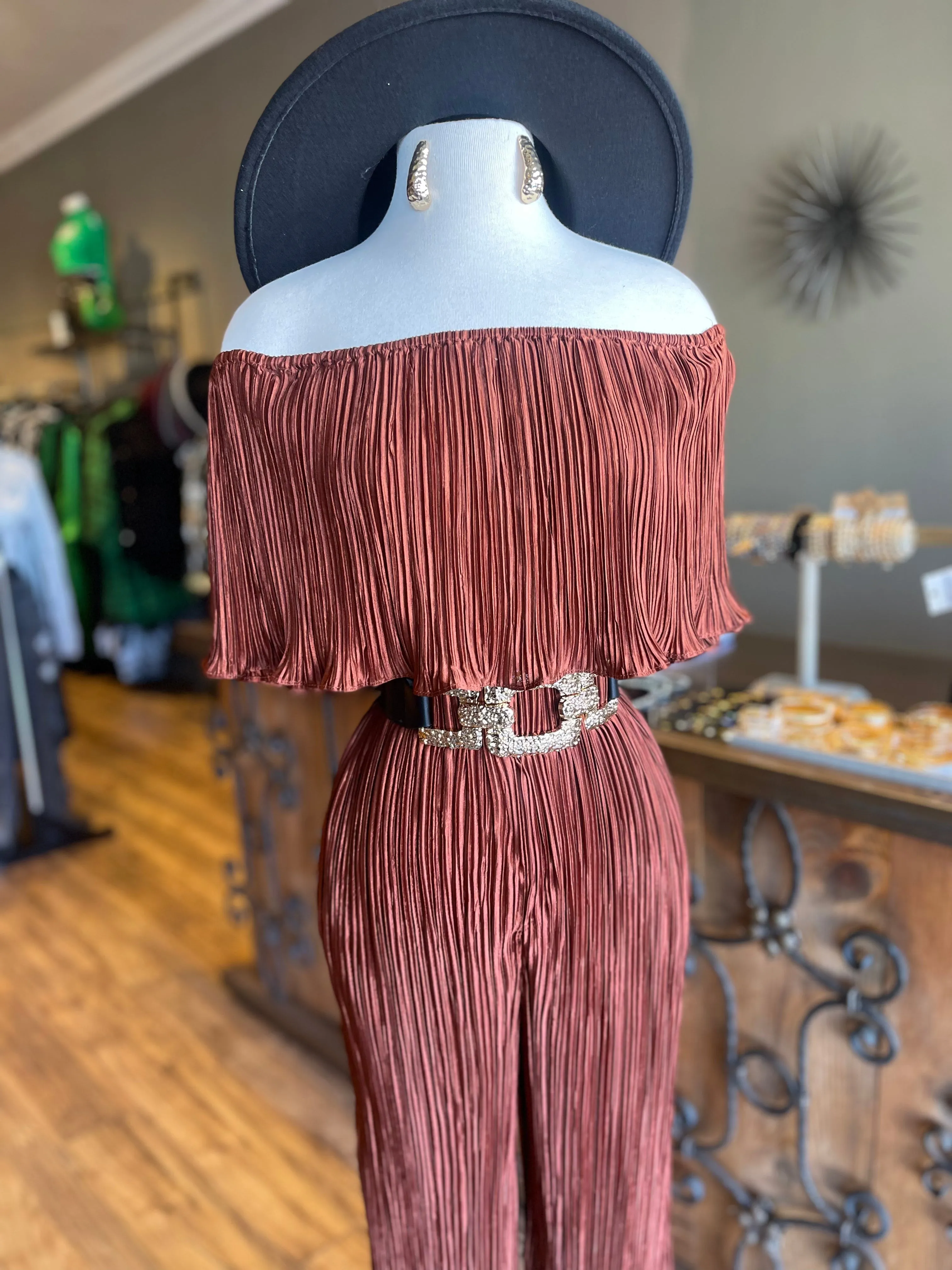 Pleated O/S Jumper