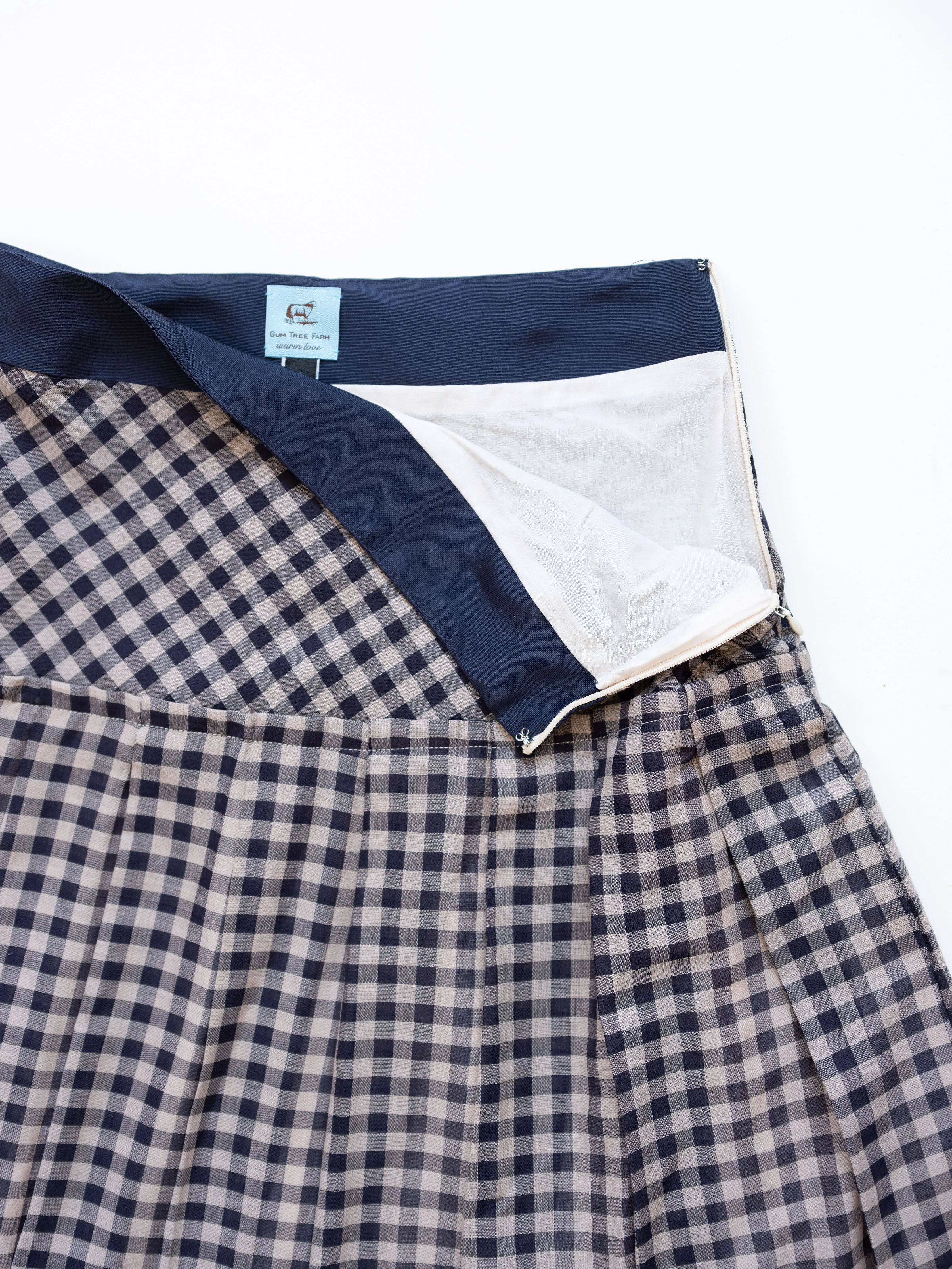 Pleated Skirt in Cotton