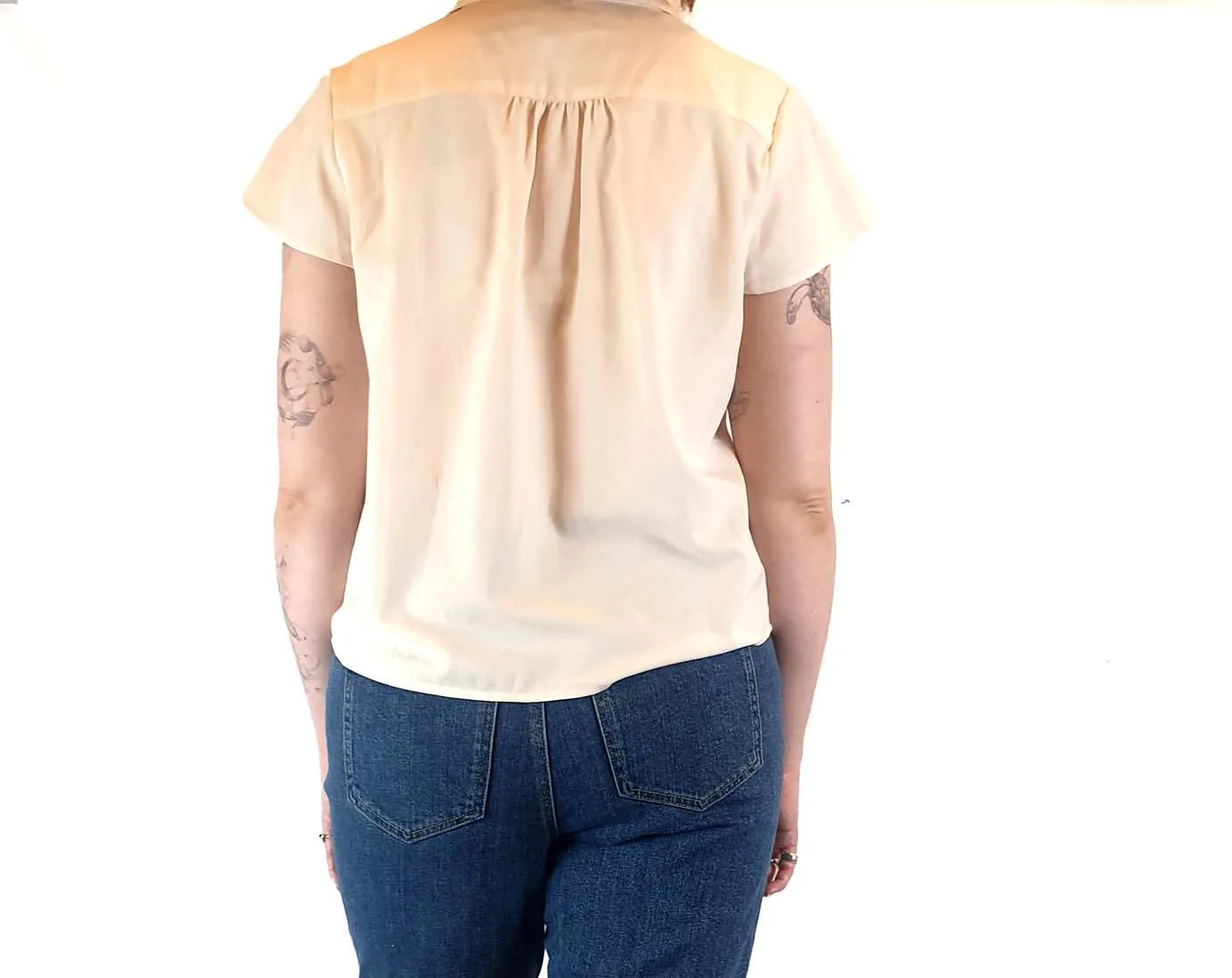Princess Highway light pink short sleeve shirt size 12