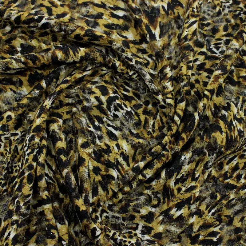 Printed Spandex Mesh Fabric 140 cm