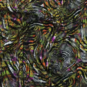 Printed Spandex Mesh Fabric 140 cm
