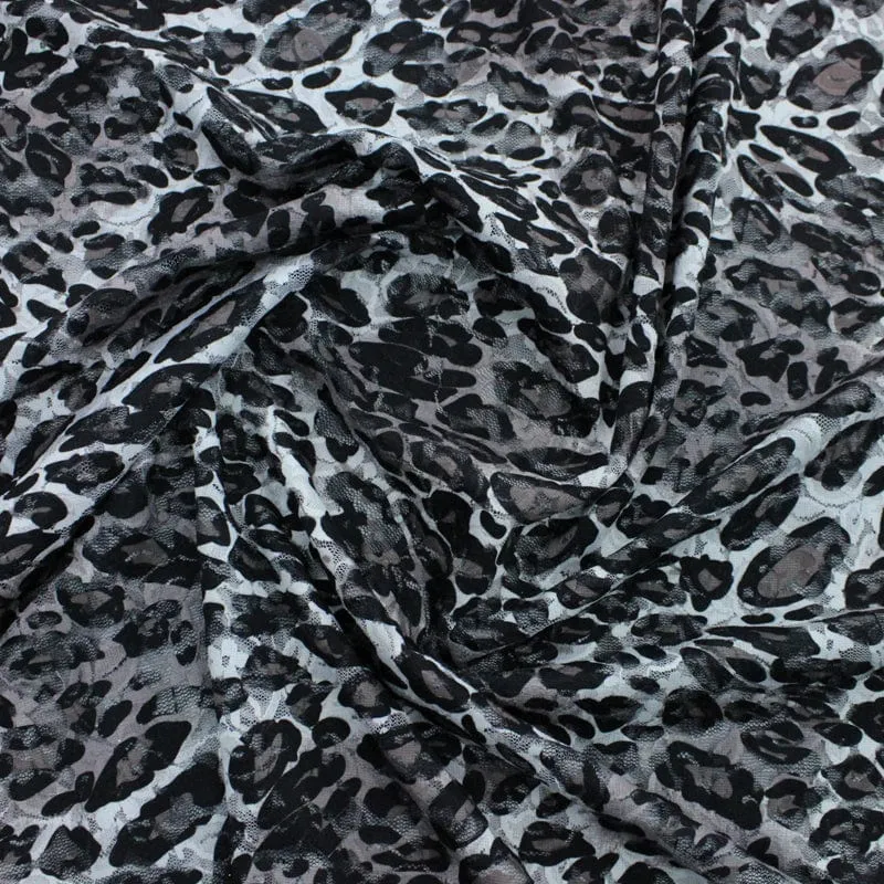 Printed Spandex Mesh Fabric 140 cm