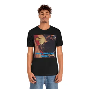 Proud American Vegan! Short Sleeve Tee