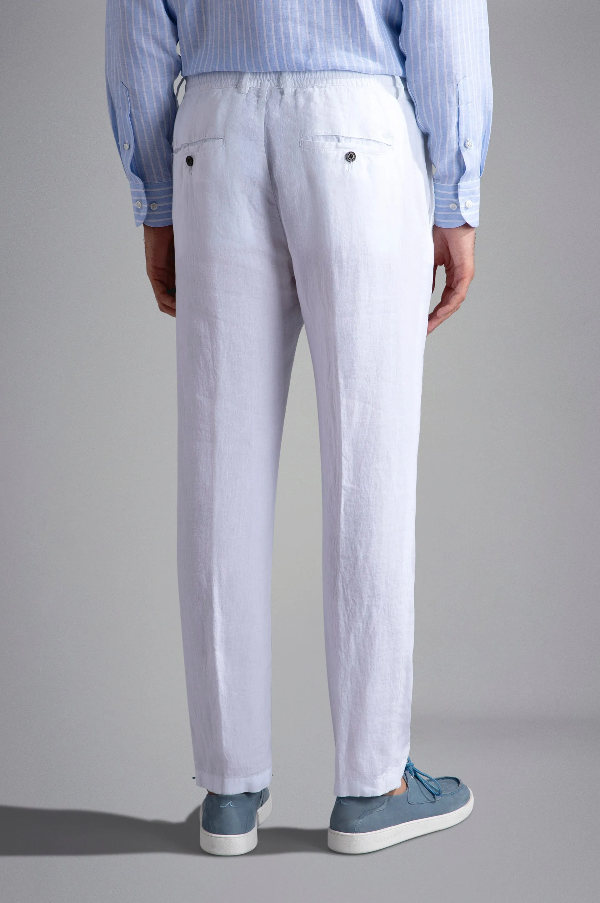 Pure Linen Chino Trousers