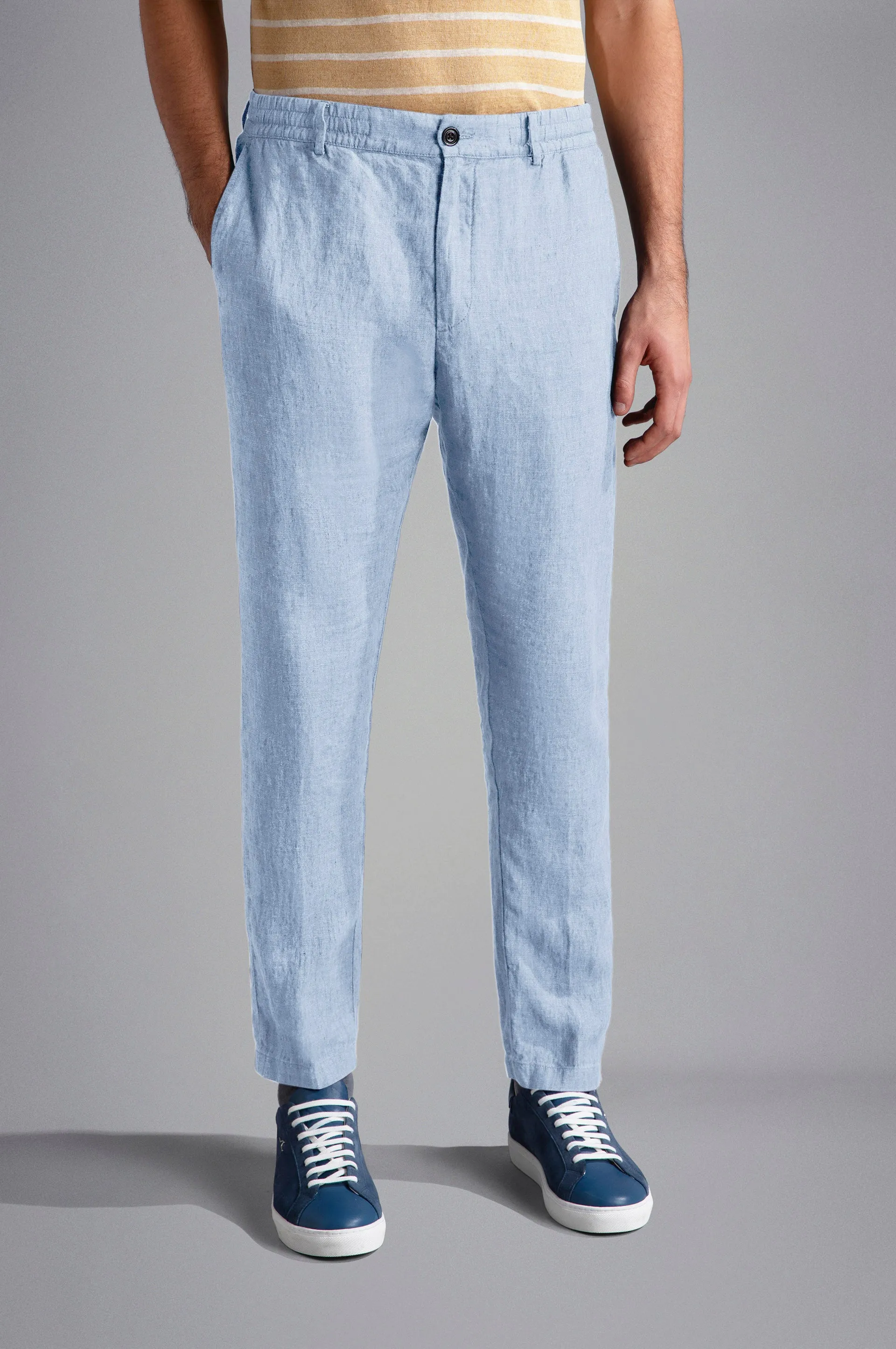 Pure Linen Chino Trousers