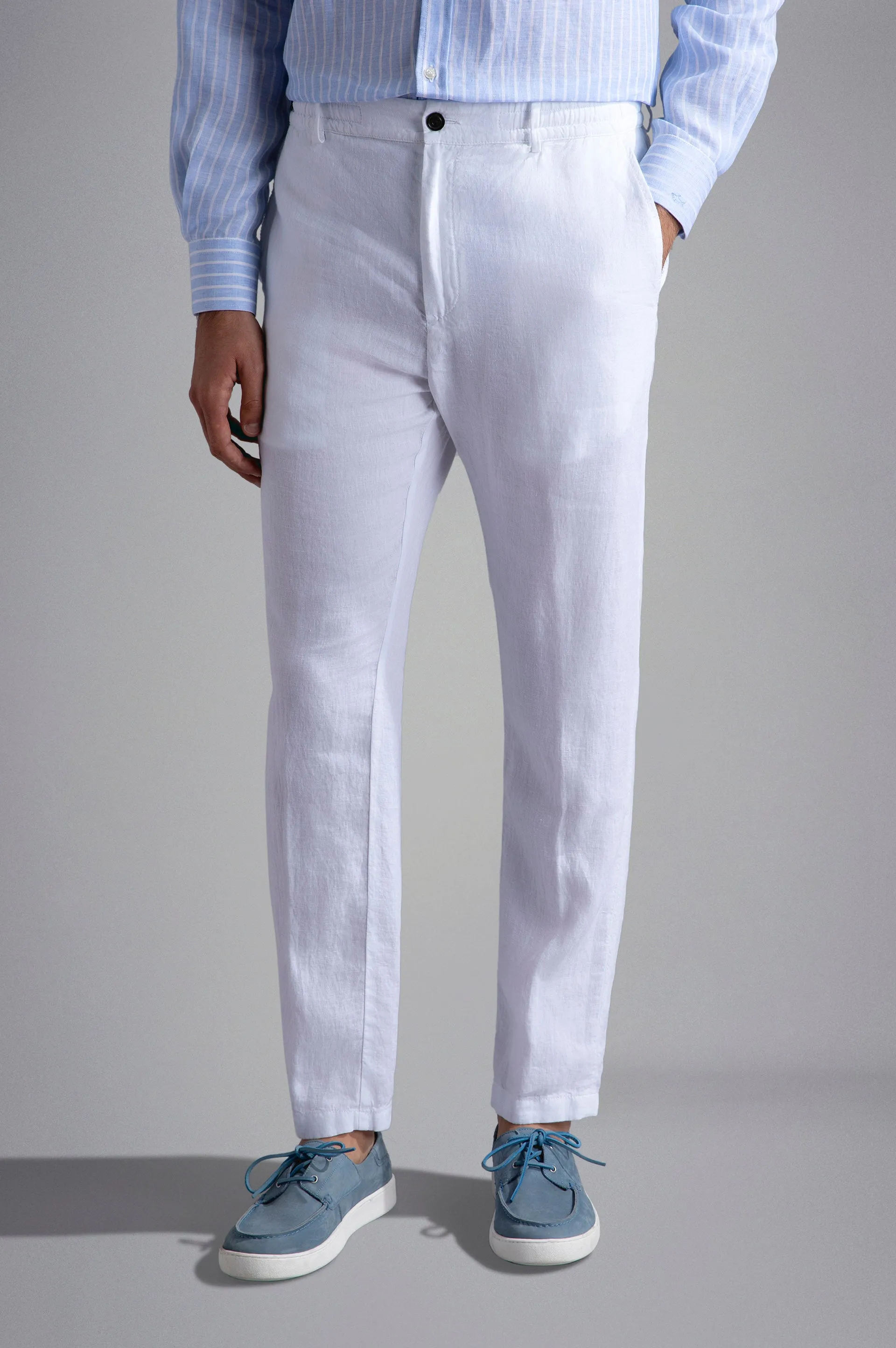Pure Linen Chino Trousers