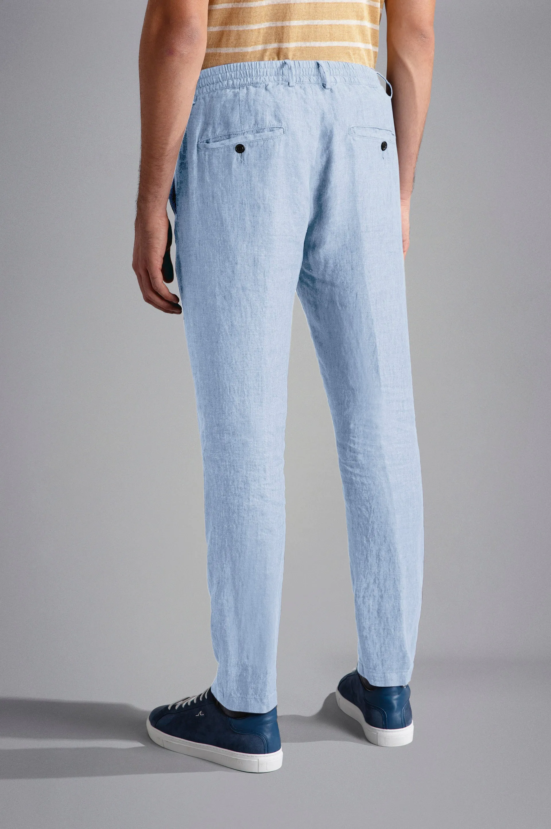 Pure Linen Chino Trousers