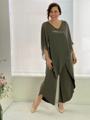 Pyrmont Khaki Layered Pants