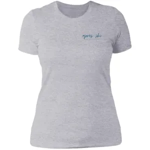 "Big Mountain Back- NAVY" Ladies' Boyfriend Tee