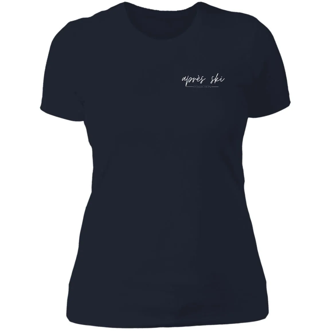 "Big Mountain Back- NAVY" Ladies' Boyfriend Tee