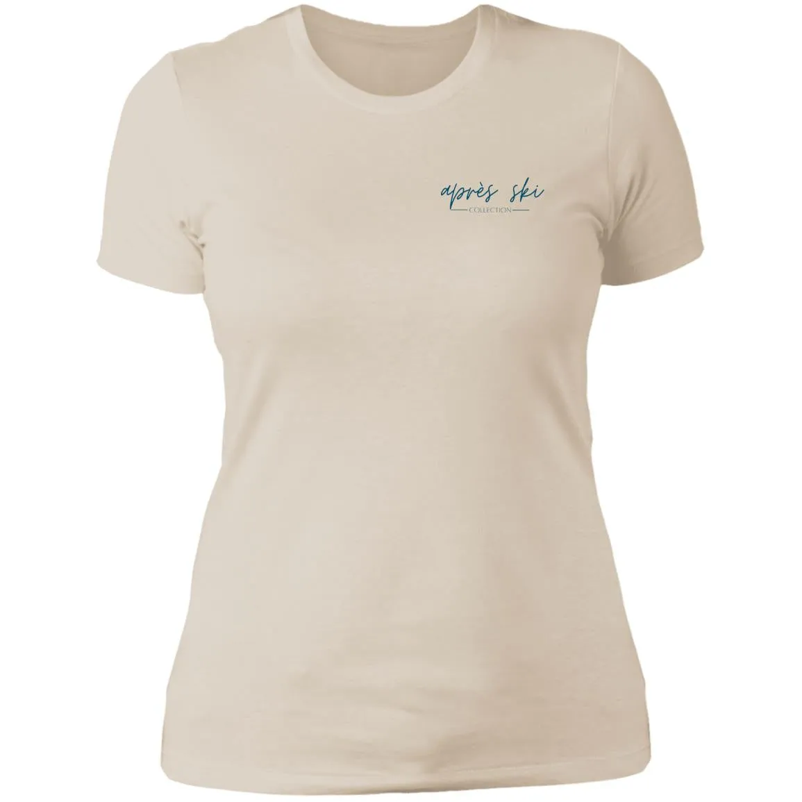 "Big Mountain Back- NAVY" Ladies' Boyfriend Tee