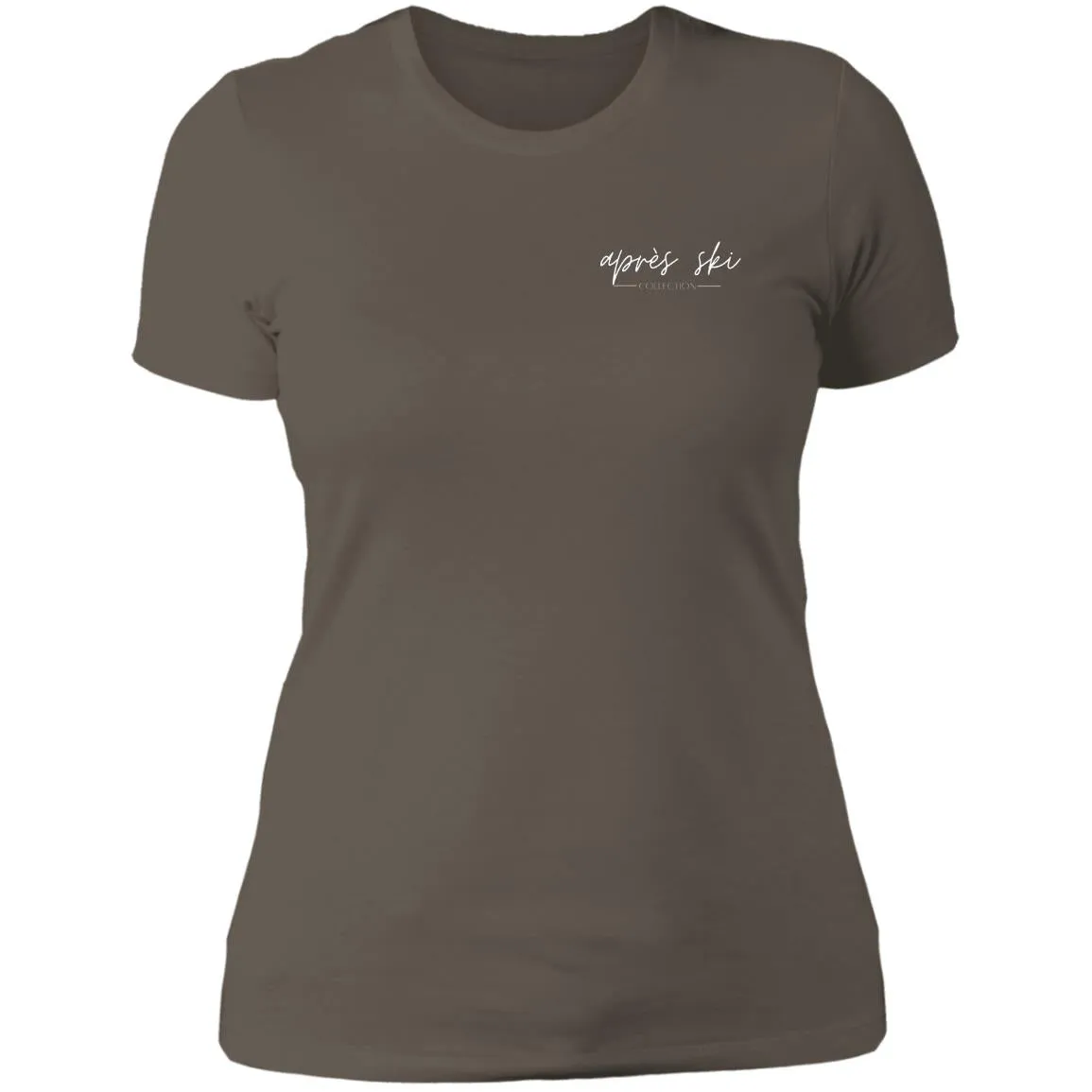"Big Mountain Back- NAVY" Ladies' Boyfriend Tee