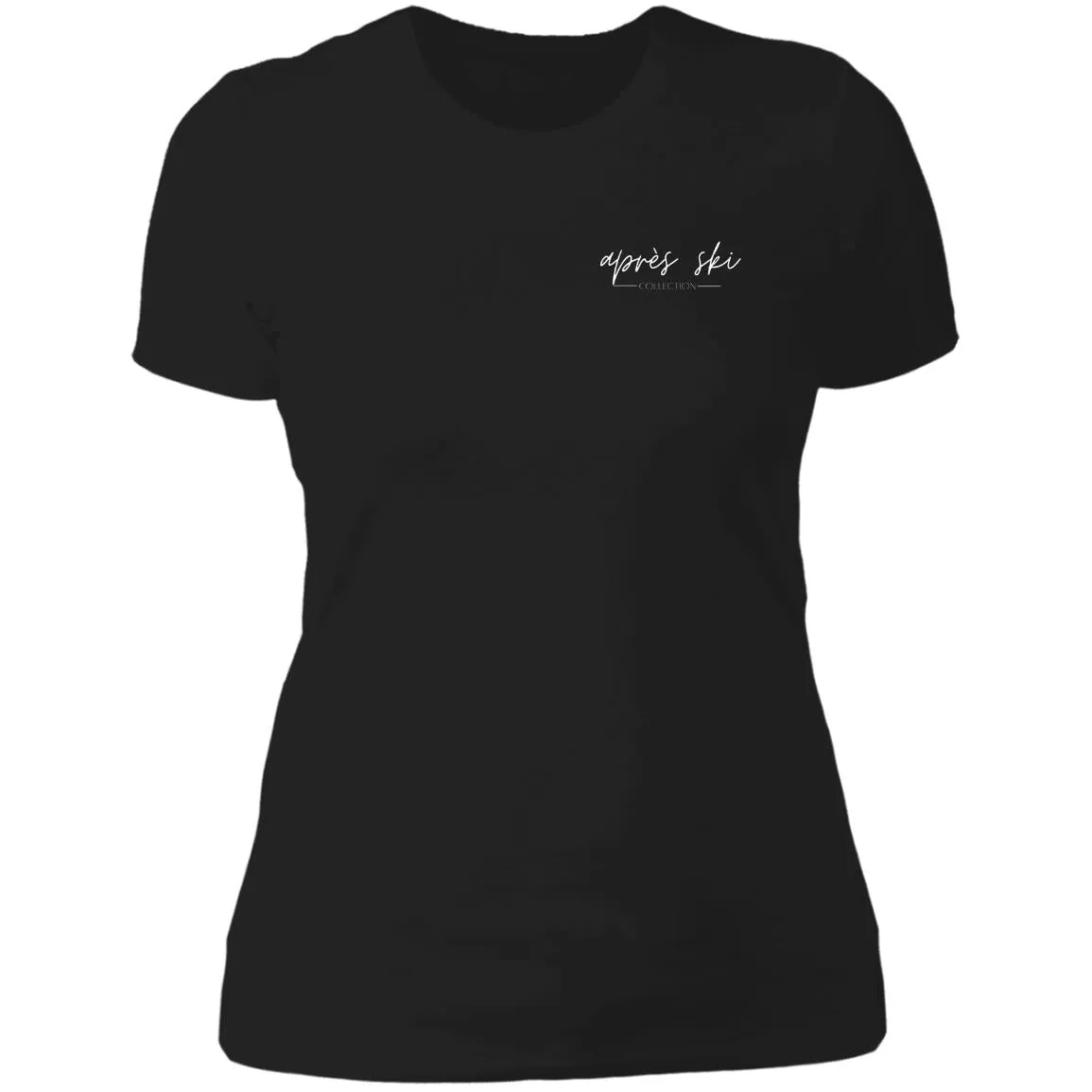"Big Mountain Back- NAVY" Ladies' Boyfriend Tee