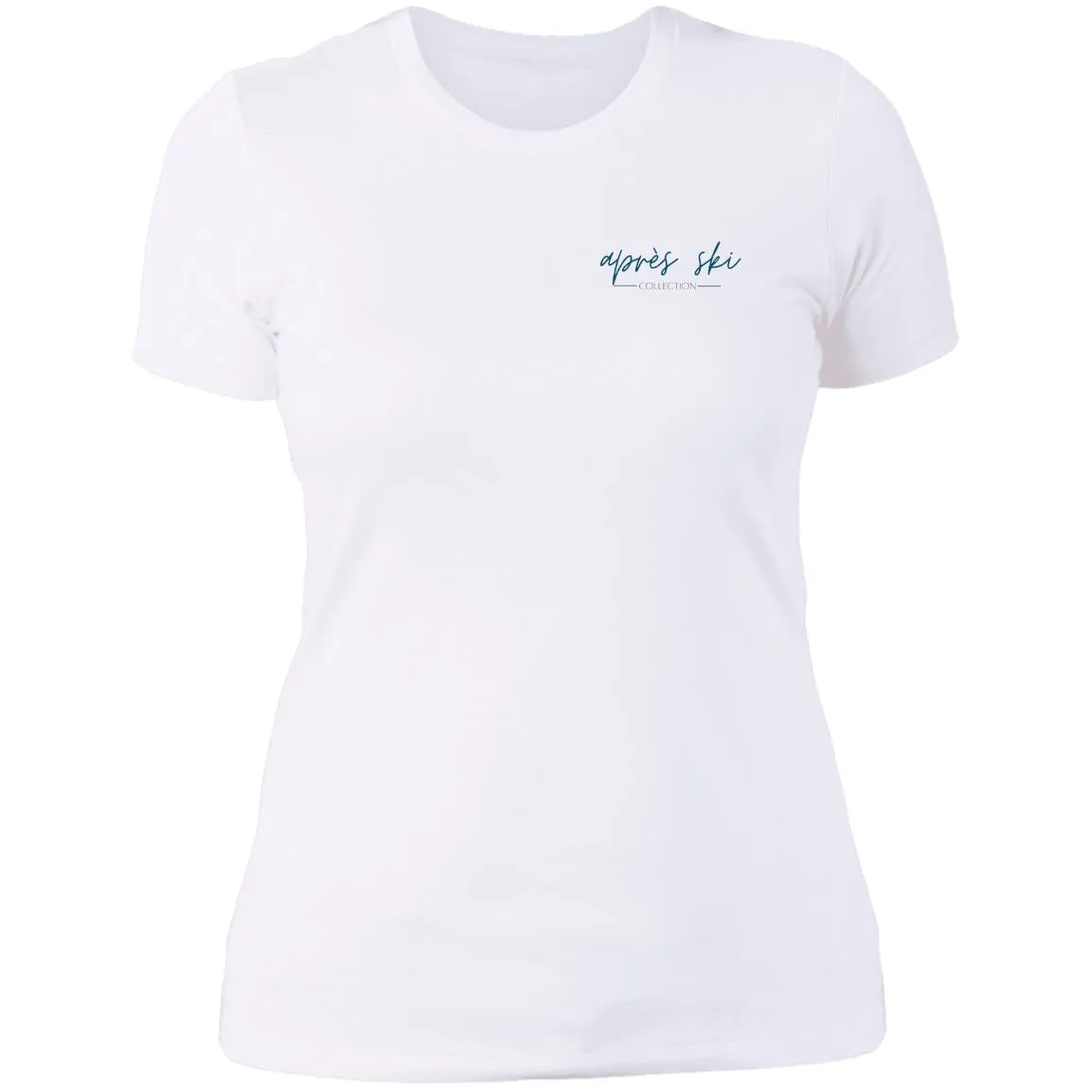 "Big Mountain Back- NAVY" Ladies' Boyfriend Tee