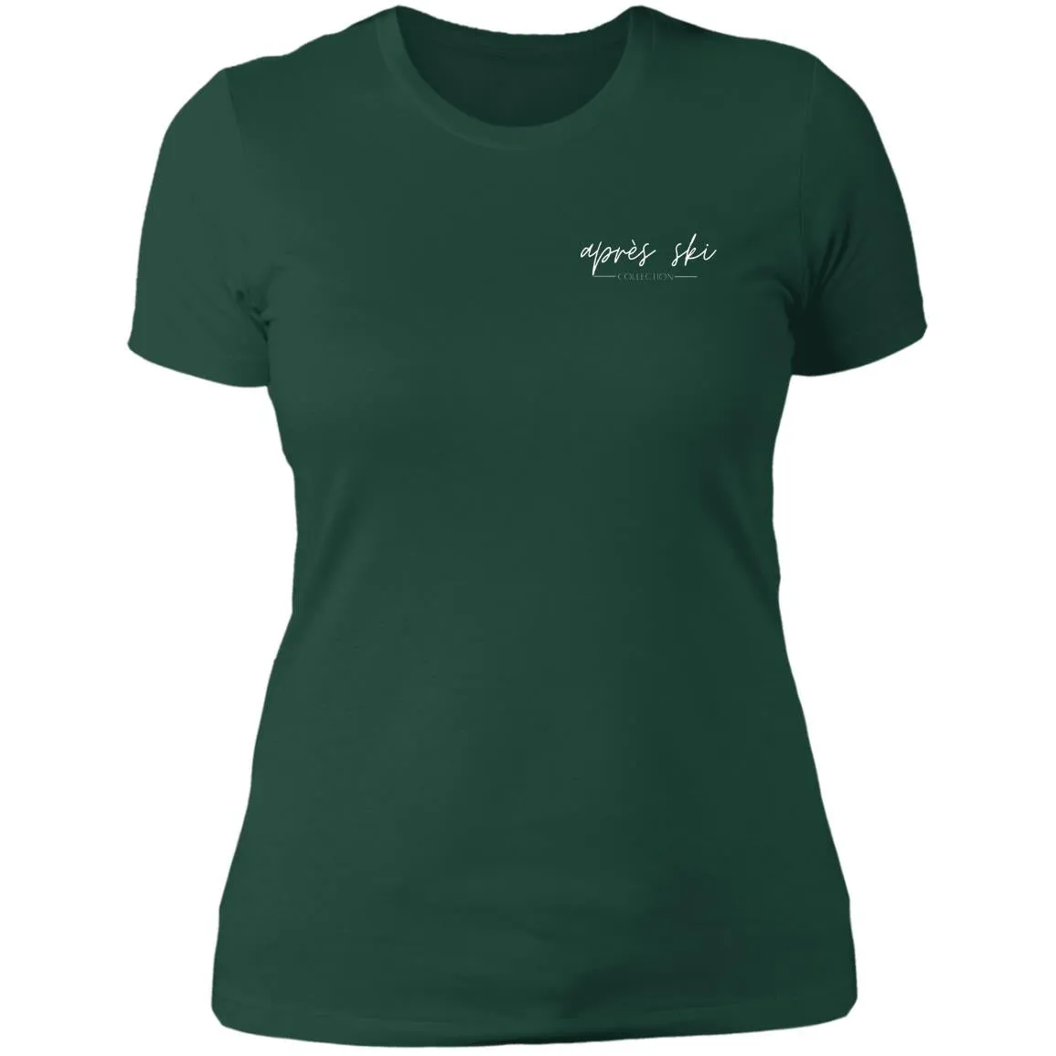 "Big Mountain Back- NAVY" Ladies' Boyfriend Tee