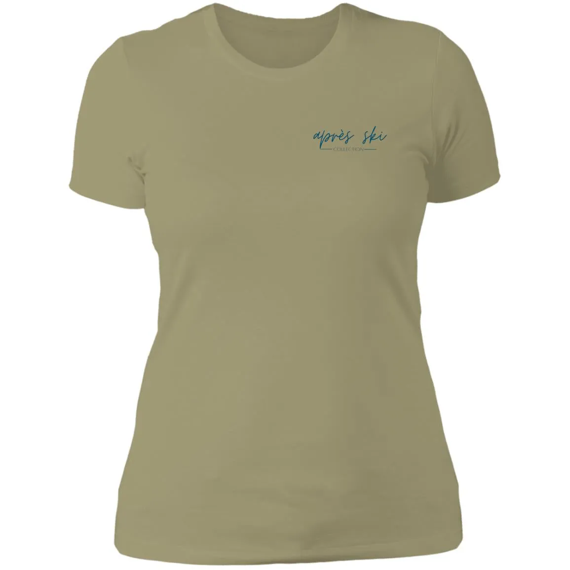 "Big Mountain Back- NAVY" Ladies' Boyfriend Tee